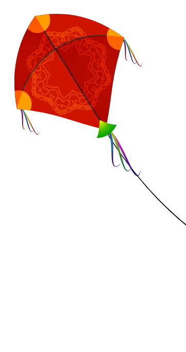 Red Basant kite