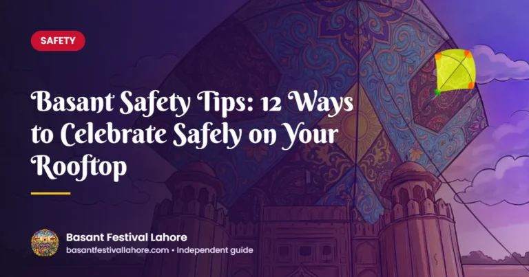 Basant Safety Tips: 12 Ways to Celebrate Safely on Your Rooftop – Basant Festival Lahore
