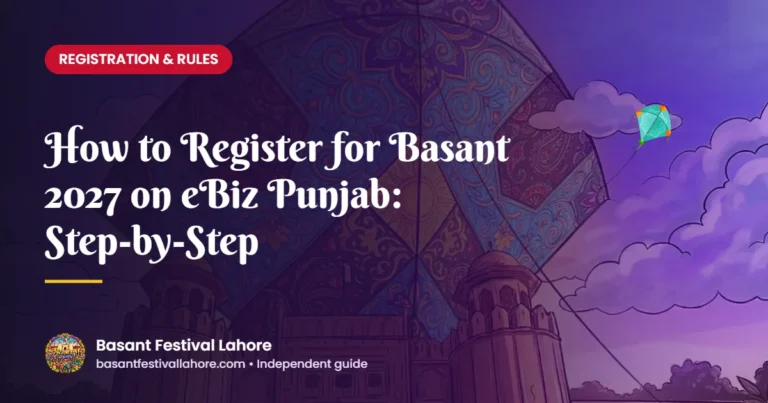 How to Register for Basant 2027 on eBiz Punjab: Step-by-Step – Basant Festival Lahore
